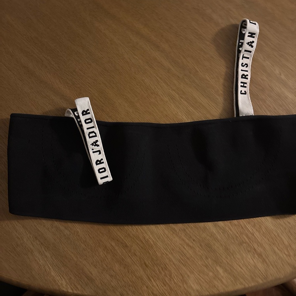 Christian Dior Black Bandeau Top-Authentic.